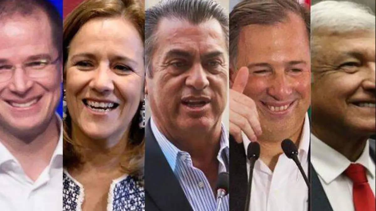 candidatos a la presidencia de mexico debate bronco margarita anaya amlo meade